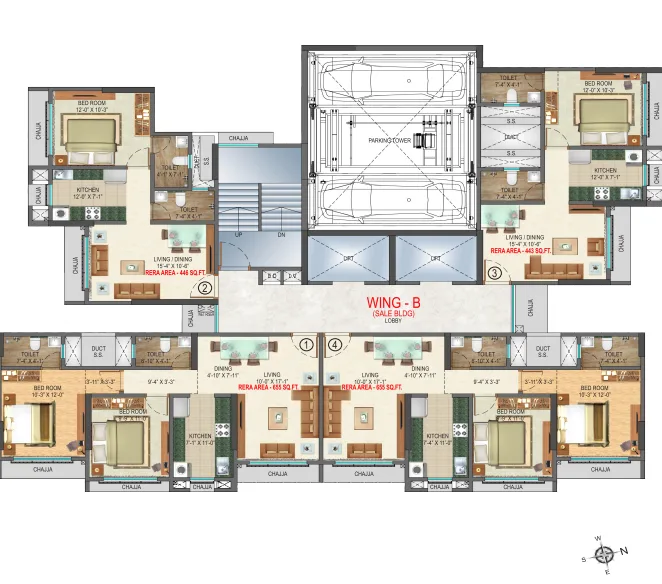 Arihant Enclave, Andheri East — floor plan 1