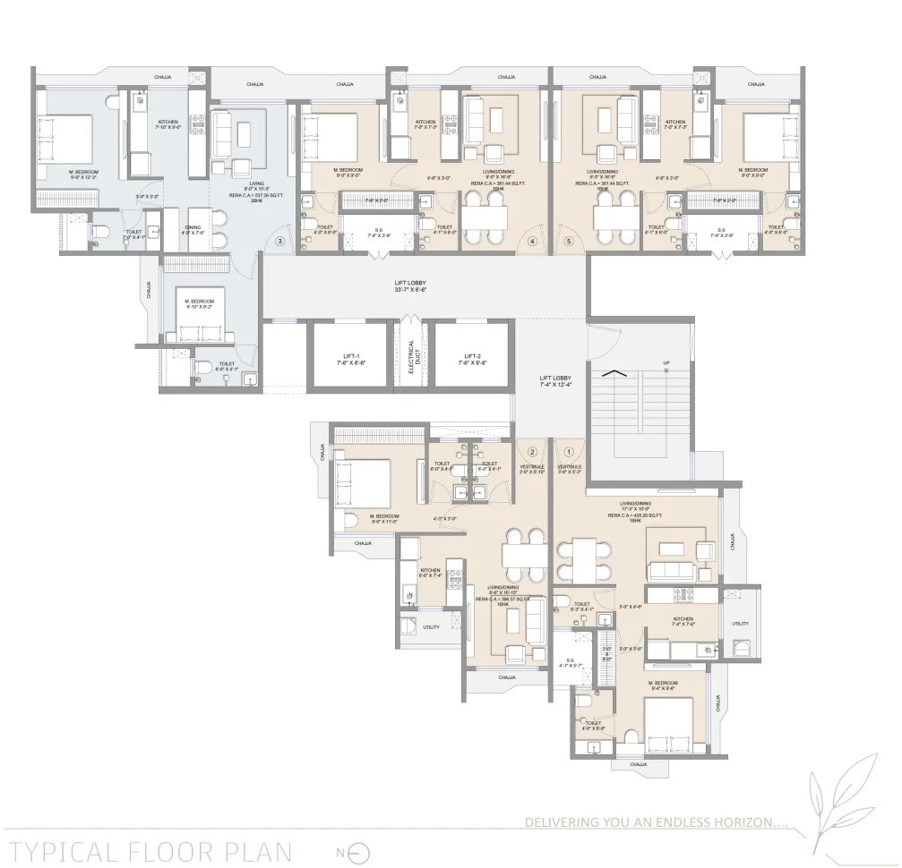 Aim Horizon, Jogeshwari — floor plan 1