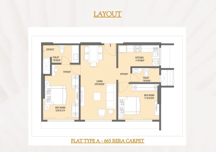 Jyoti, Santacruz East — floor plan 1