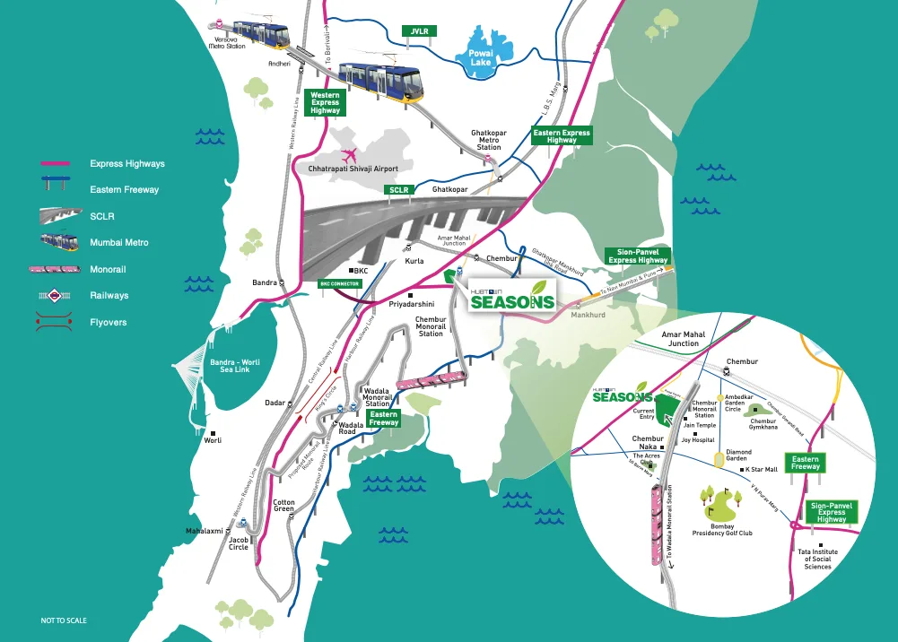 Hubtown Seasons - Ecuador Cloud, Chembur — floor plan 2