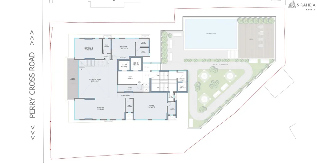 Avisa, Bandra West — floor plan 1