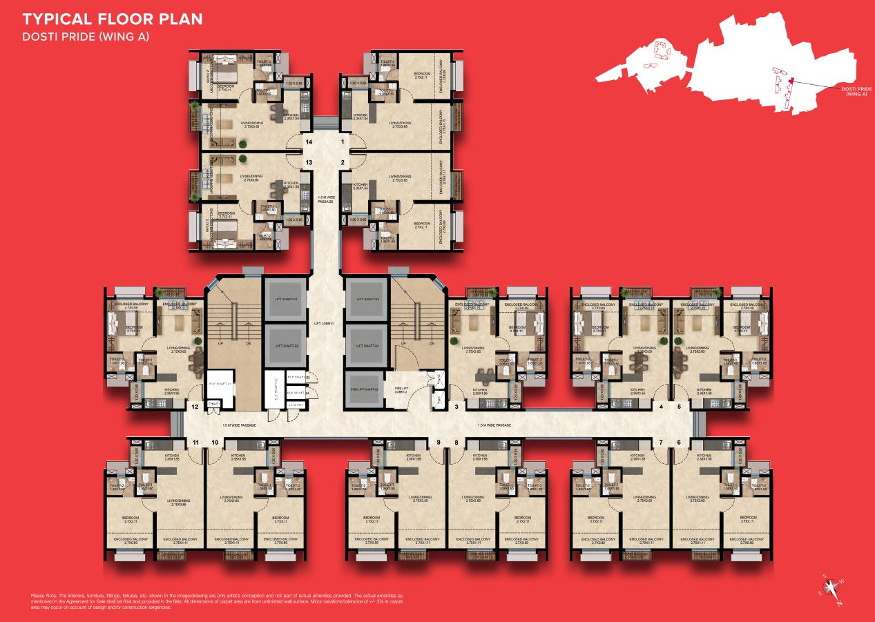 DOSTI GREATER THANE - PHASE 1
