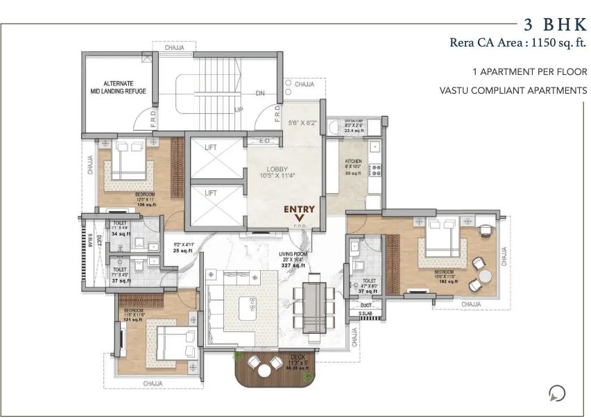 Saraswati Niwas, Dadar West — floor plan 1