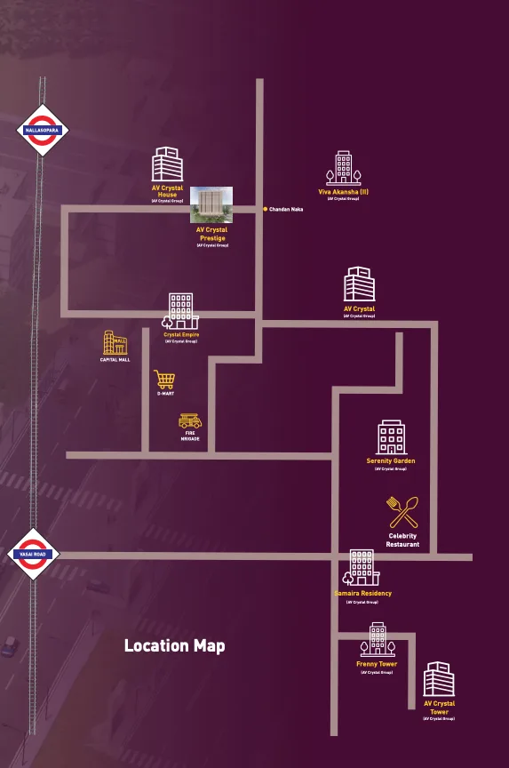 AV Crystal Prestige, Nalla Sopara — floor plan 1