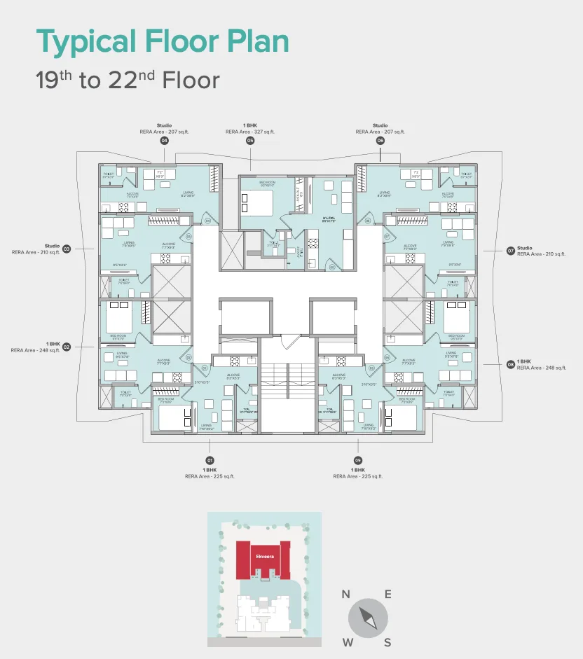 Ekveera, Mulund West — floor plan 1