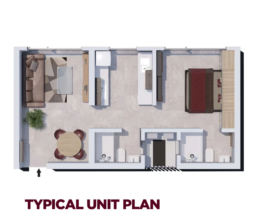 Meadows, Andheri East — floor plan 1