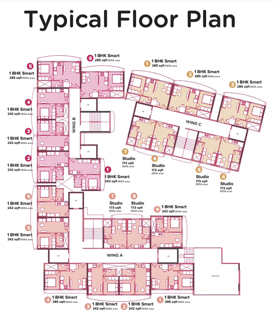 Marathon Neopark Ashoka Wing A, Bhandup — floor plan 1