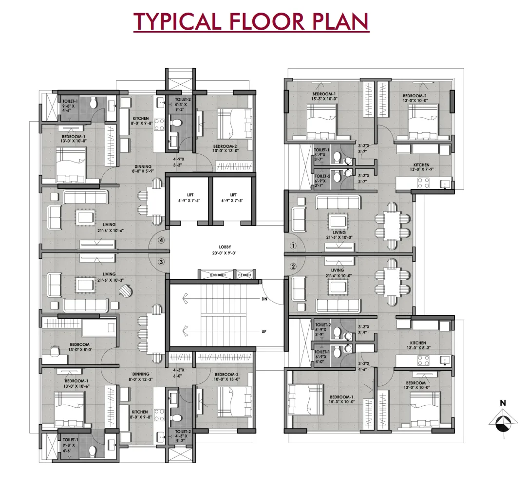 Goodwill CHS, Goregaon West — floor plan 1
