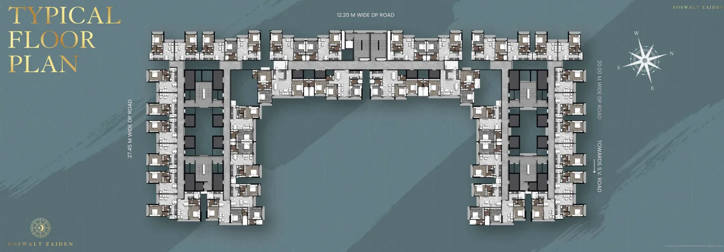 Roswalt Zaiden, Jogeshwari — floor plan 1