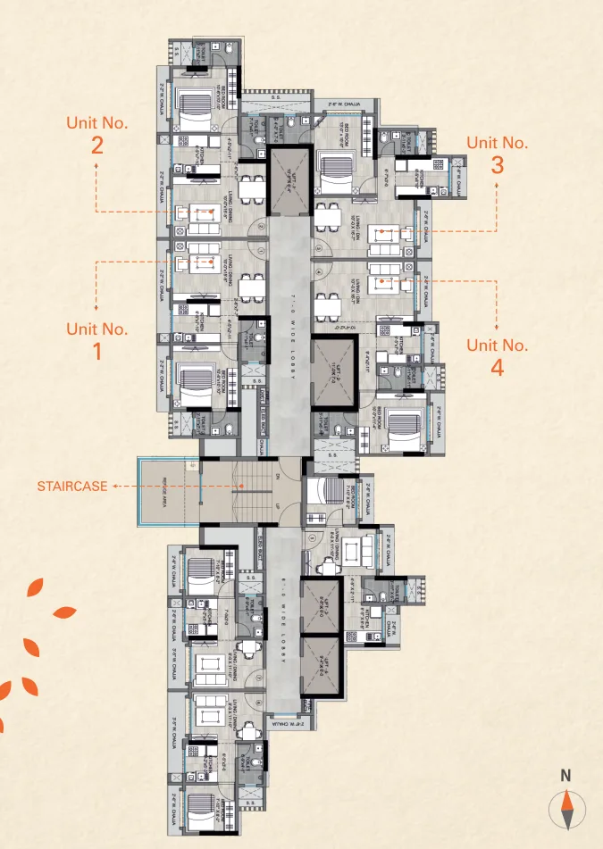 Prabhat Residency, Santacruz East — floor plan 1