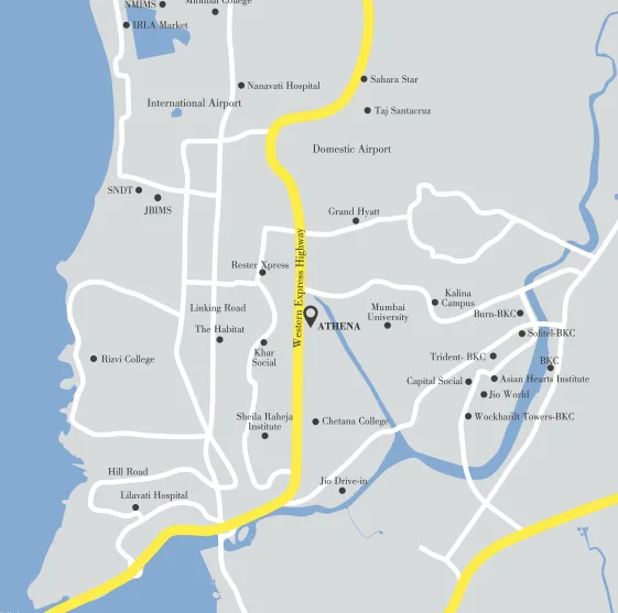 Paranjape Athena, Bandra East — floor plan 2