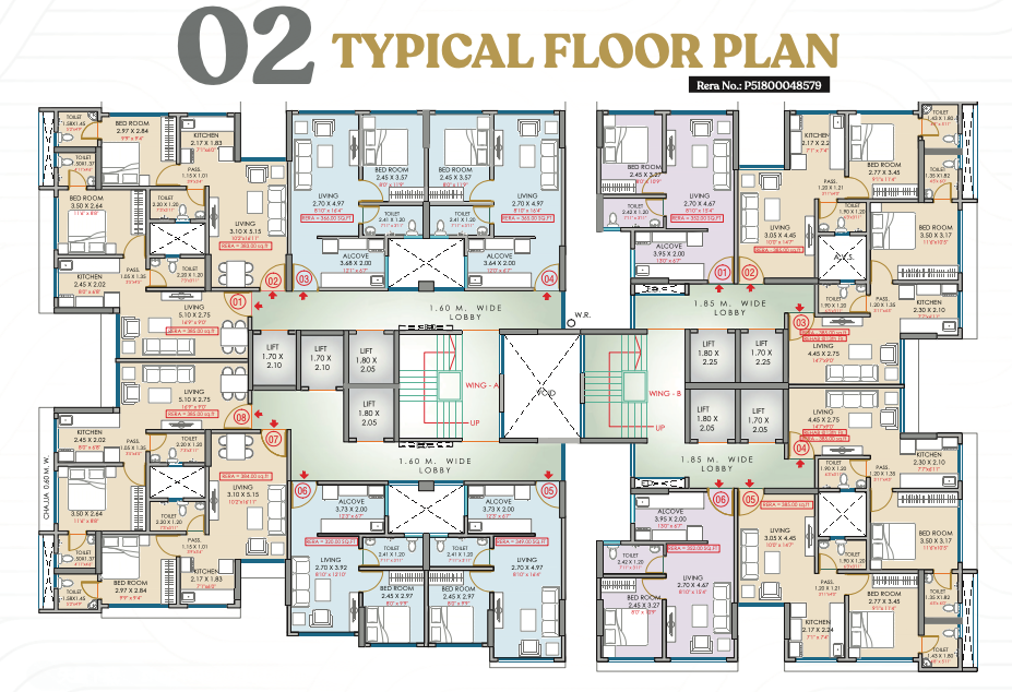 Shraddha Palladium, Vikhroli — floor plan 1
