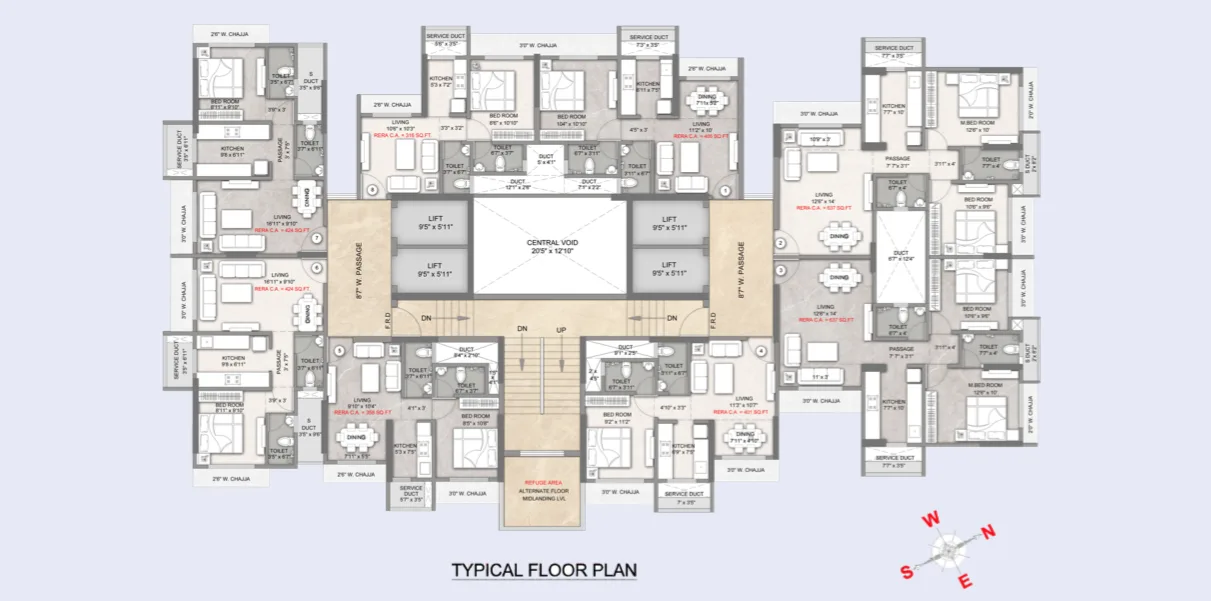 Shraddha Priva, Mulund West — floor plan 1