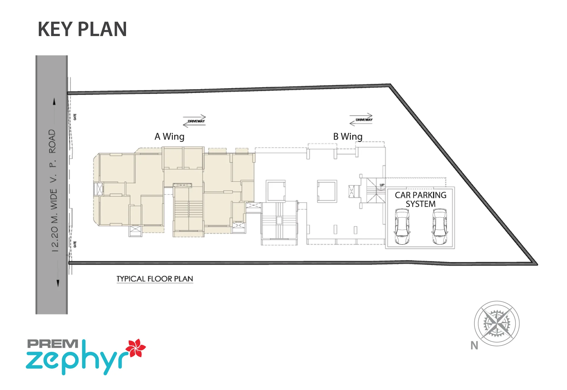 Prem Zephyr, Mulund West — floor plan 1