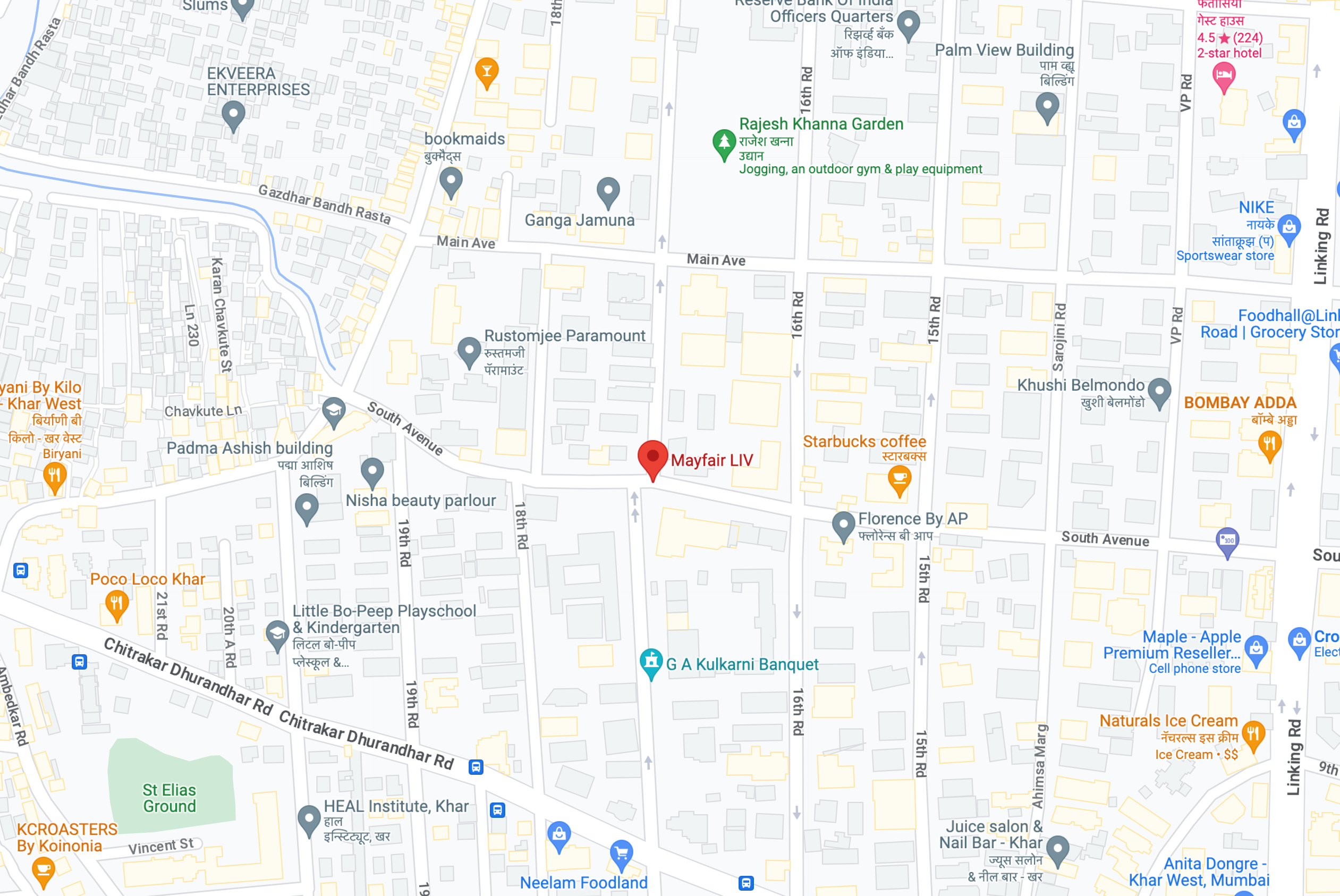Mayfair Liv, Khar West — floor plan 1