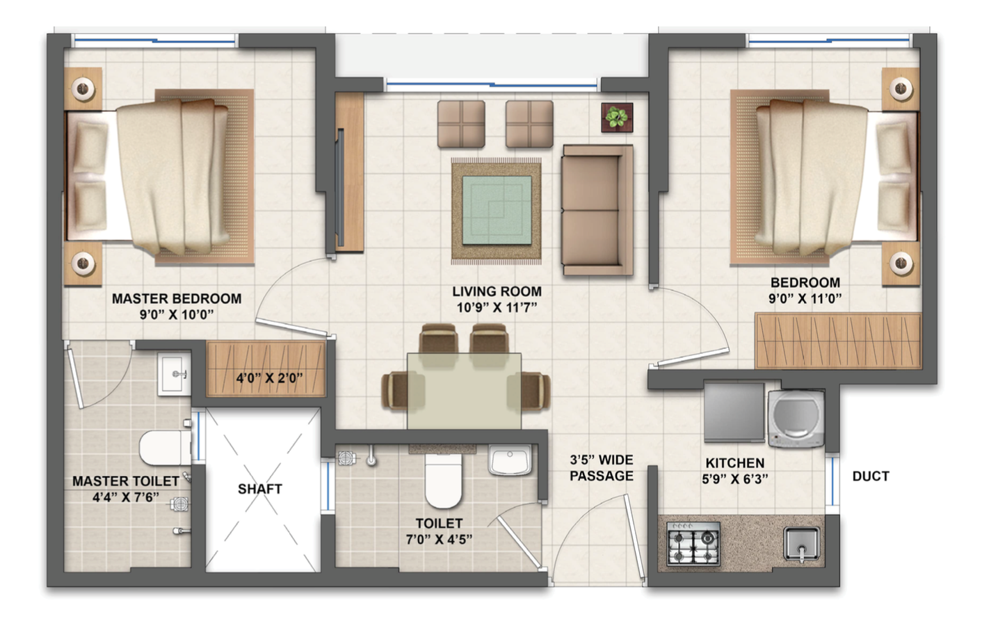 Lodha Crown Kolshet - Tower 3