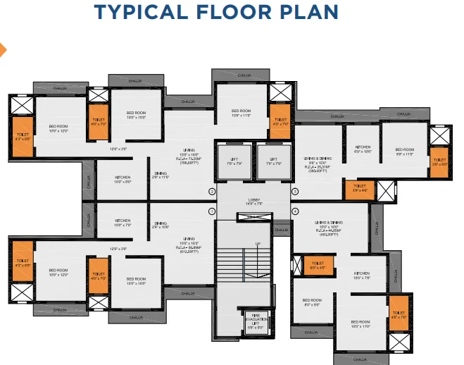 Chaitanya Om Shivam, Borivali West — floor plan 1