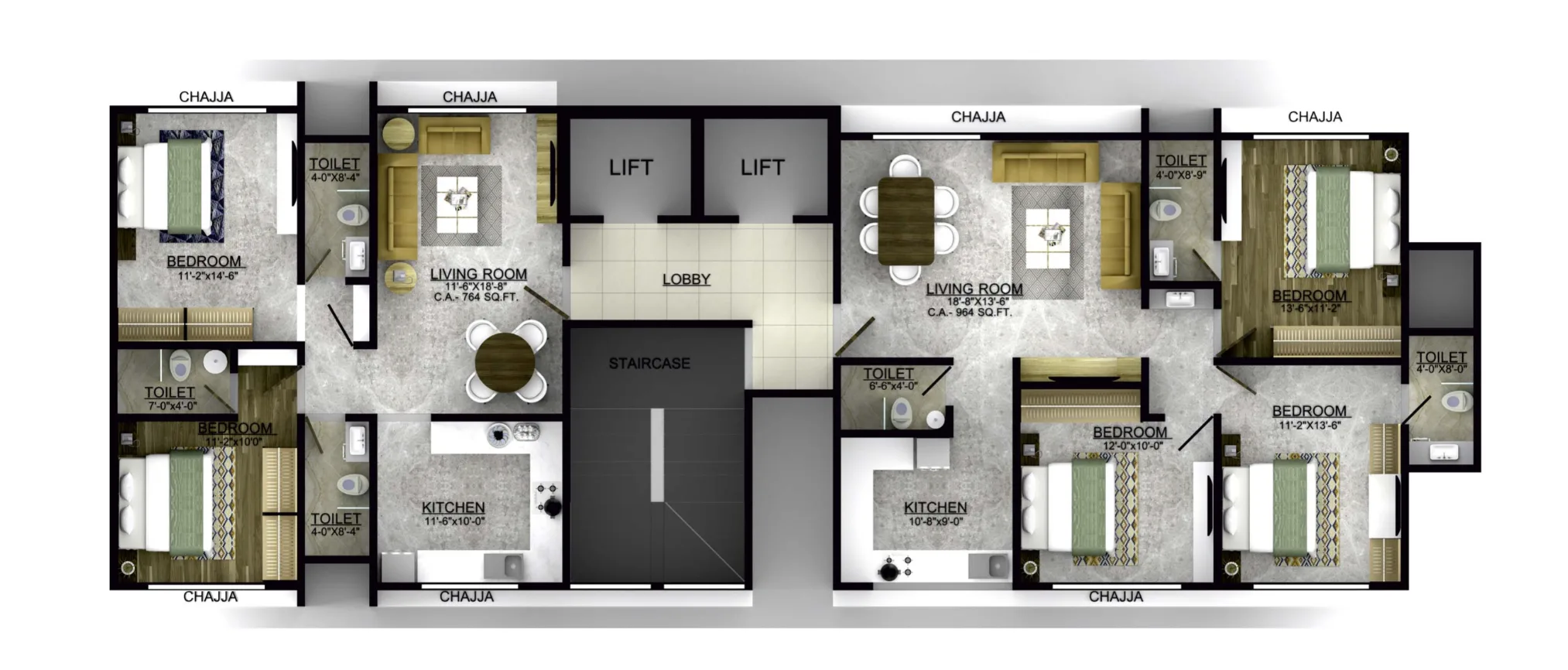 Hari Tara Heights, Dadar West — floor plan 1