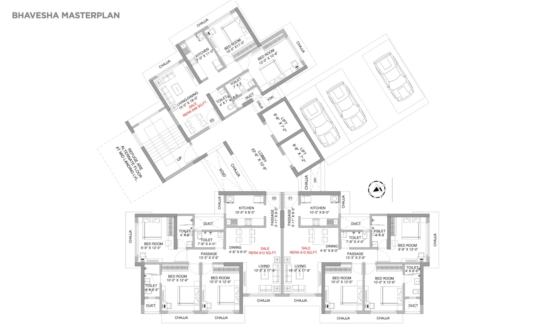 Bhavesha Apartment, Andheri West — floor plan 1