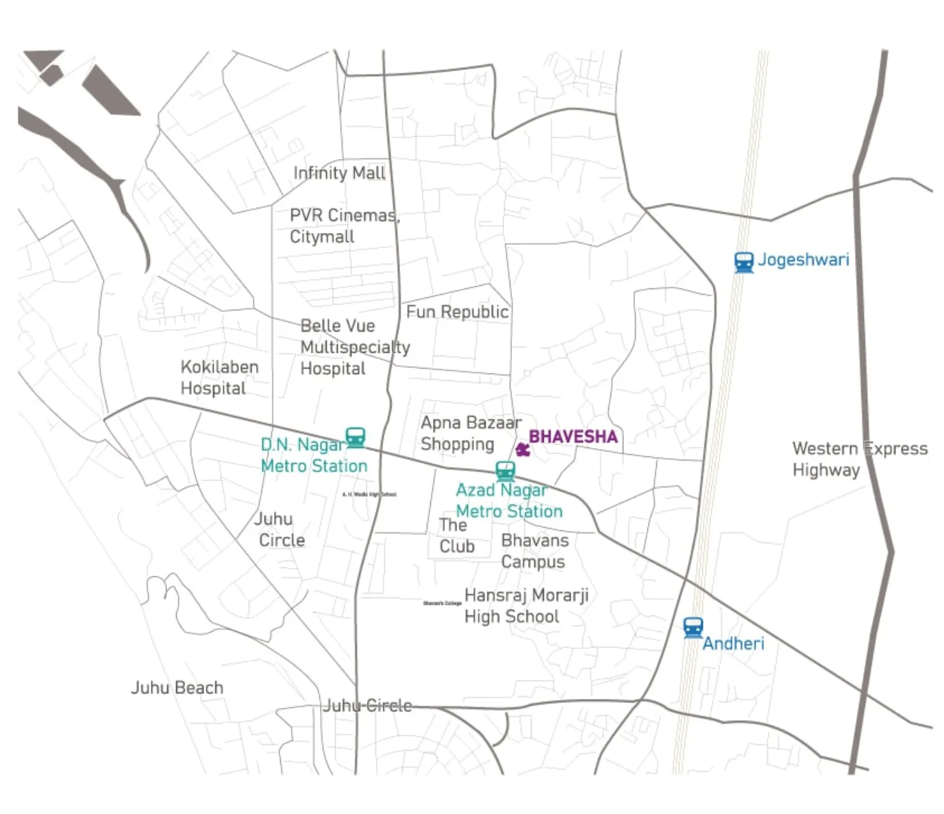 Bhavesha Apartment, Andheri West — floor plan 2