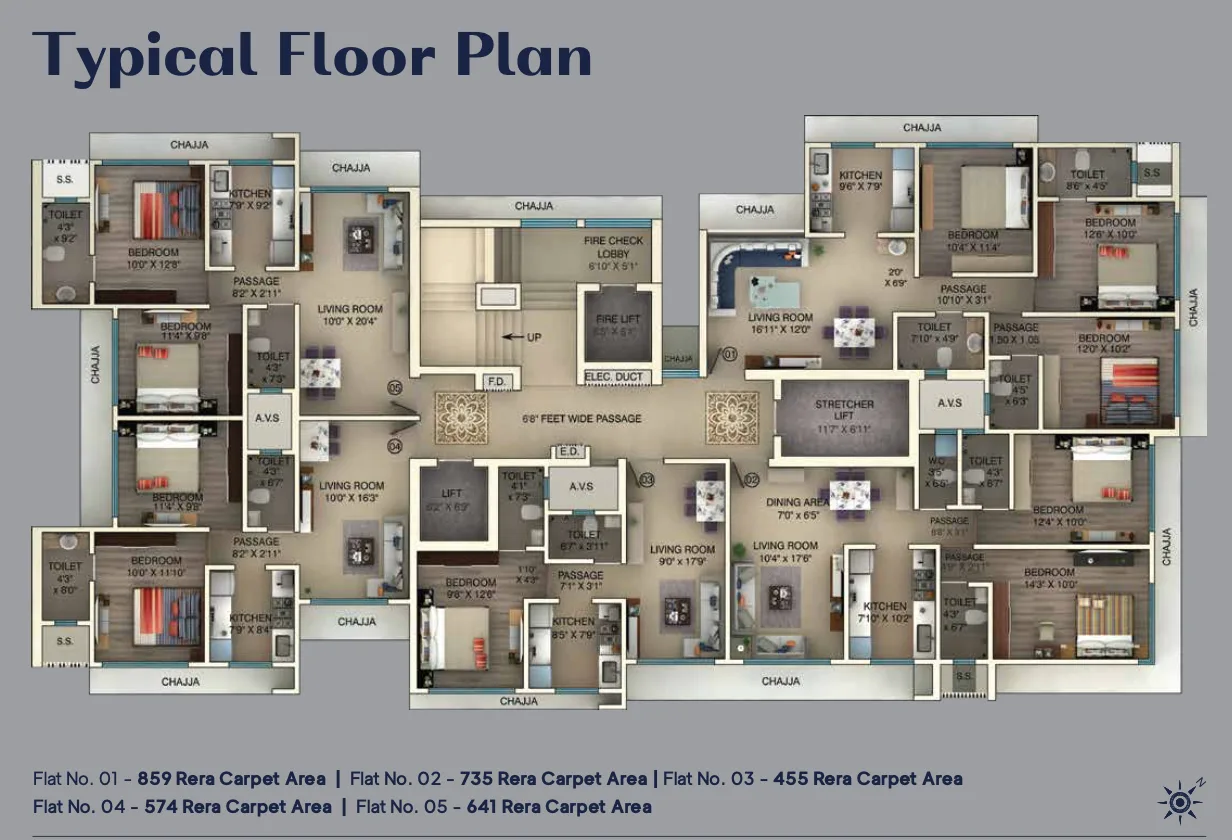 Shanti Heights, Mulund West — floor plan 1