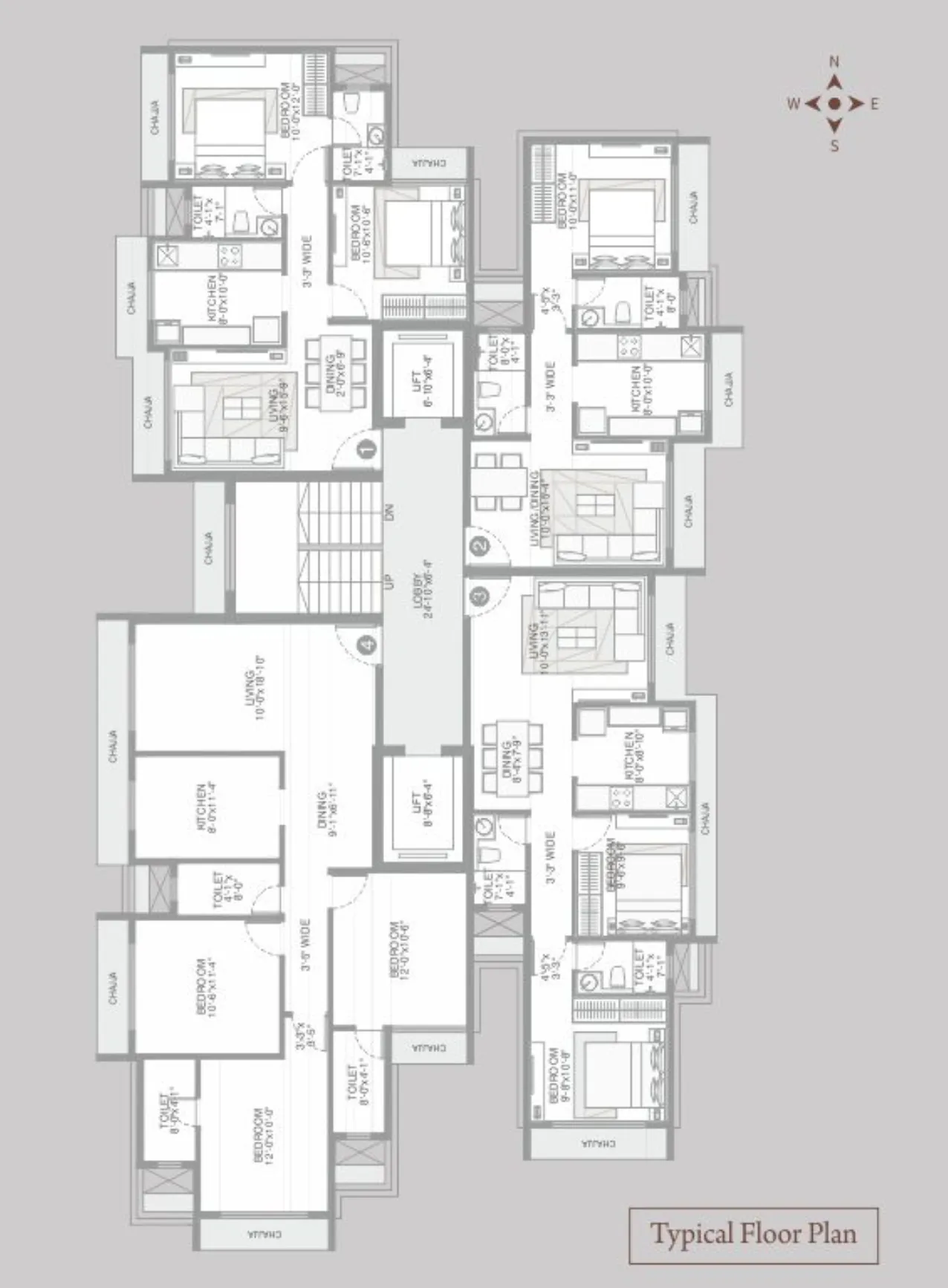Rite Fortis, Borivali West — floor plan 1