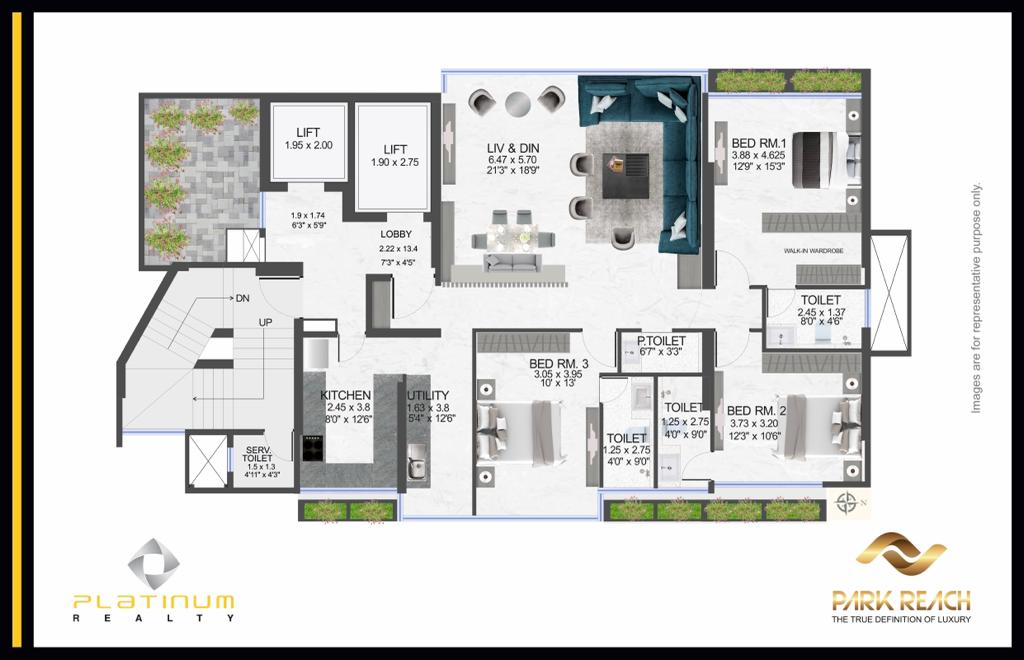 Park Reach, Bandra West — floor plan 1