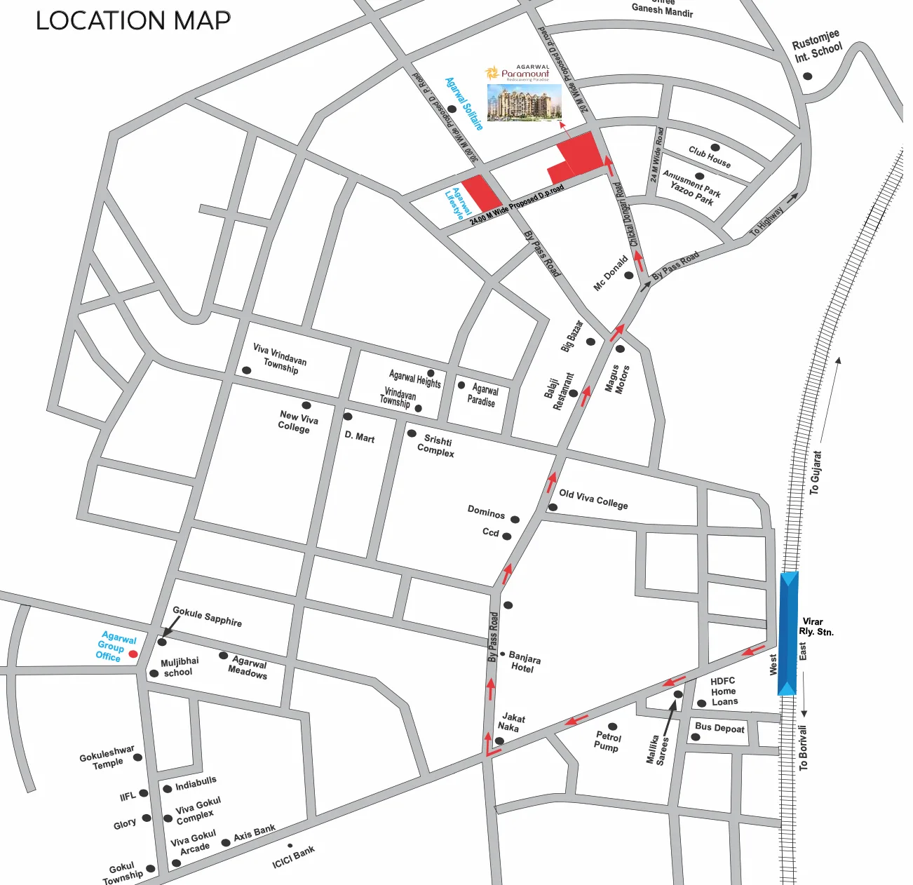 Agarwal Paramount, Virar — floor plan 2
