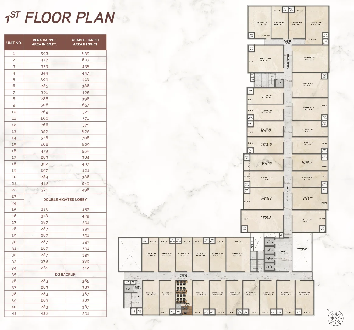 Centura Square, Thane West — floor plan 1
