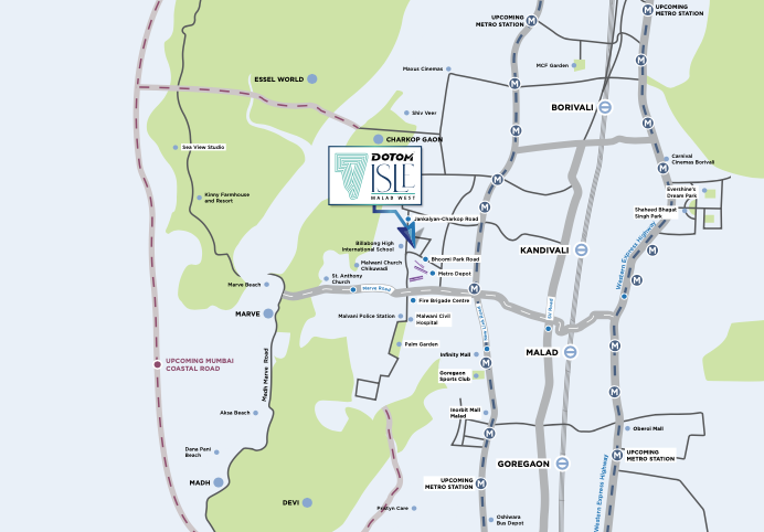 Dotom Sapphire, Malad West — floor plan 2