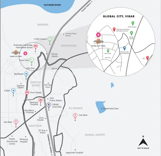 Evershine Amavi 303, Virar — floor plan 1