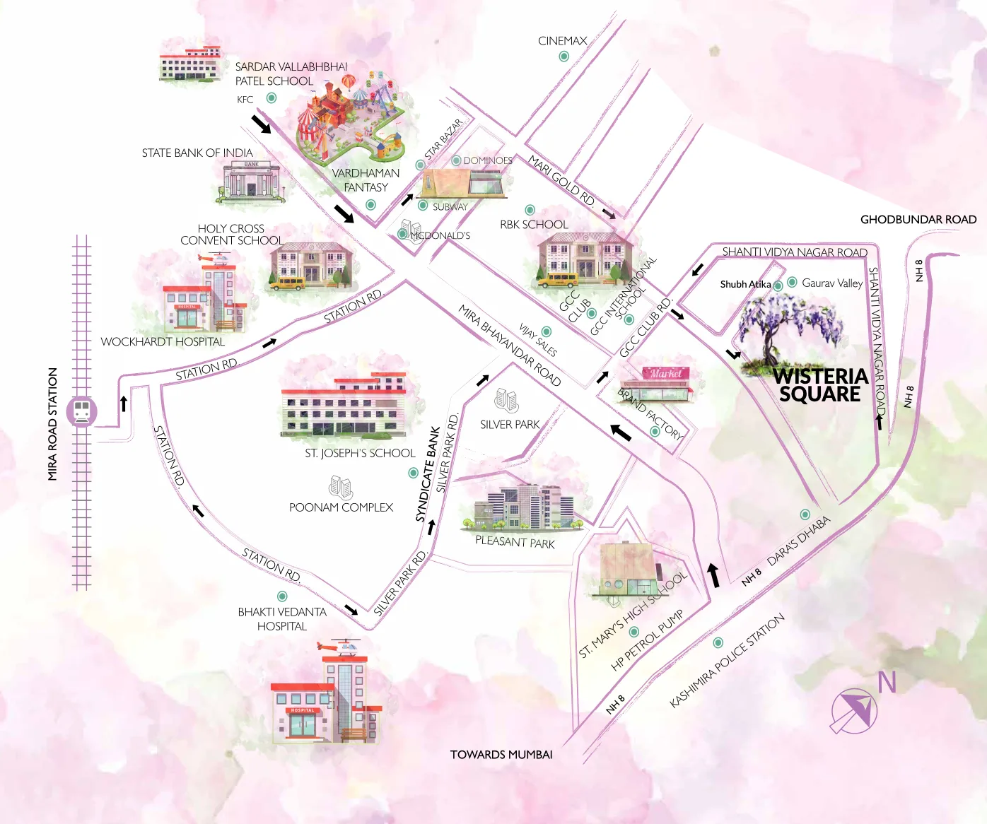 Wisteria Square, Mira Road — floor plan 2