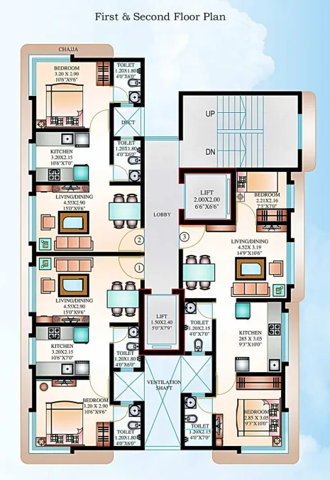 Parmar Platinum, Santacruz East — floor plan 1