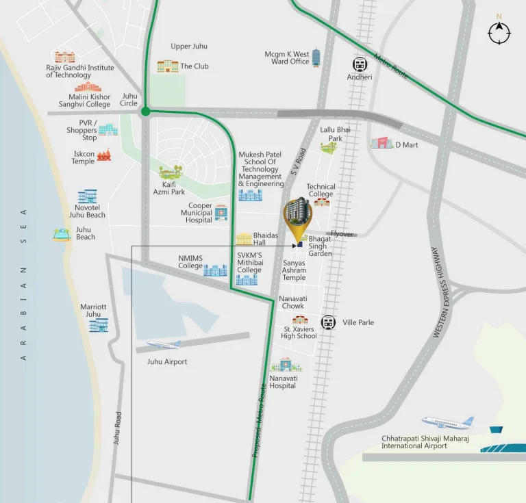 Elysia, Vile Parle West — floor plan 2