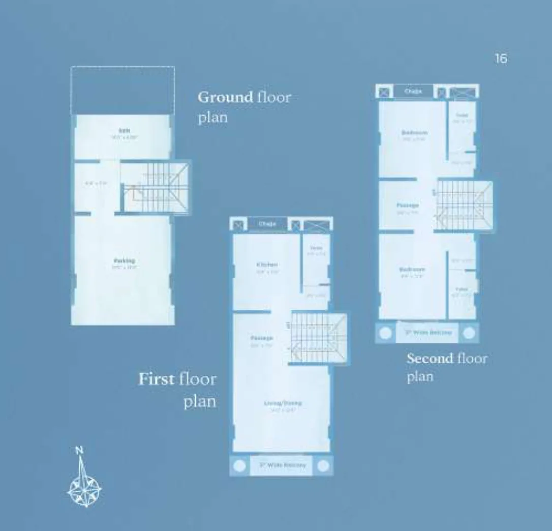 The Willows, Mira Road — floor plan 1