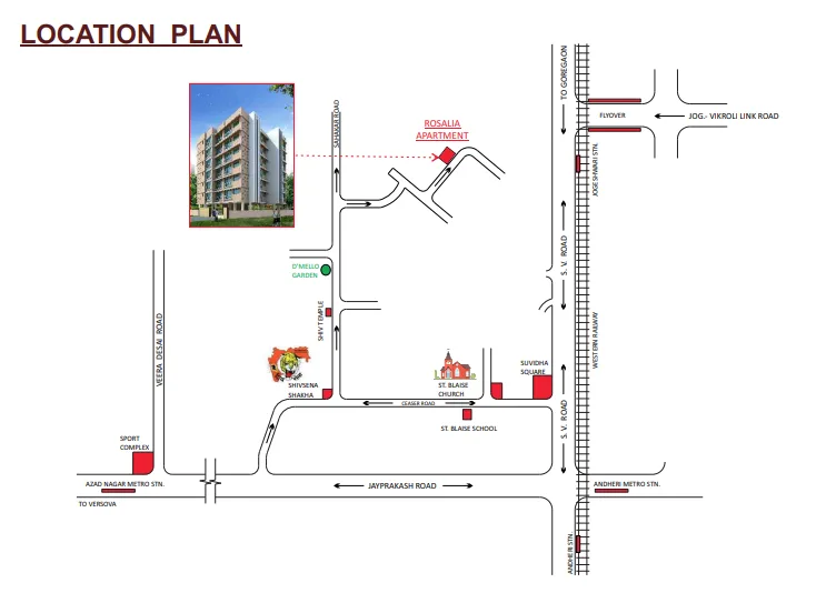 Rosalia Apartments, Andheri West — floor plan 2