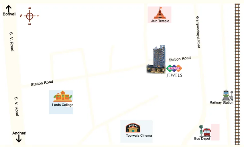 Kenorita Jewels, Goregaon West — floor plan 2