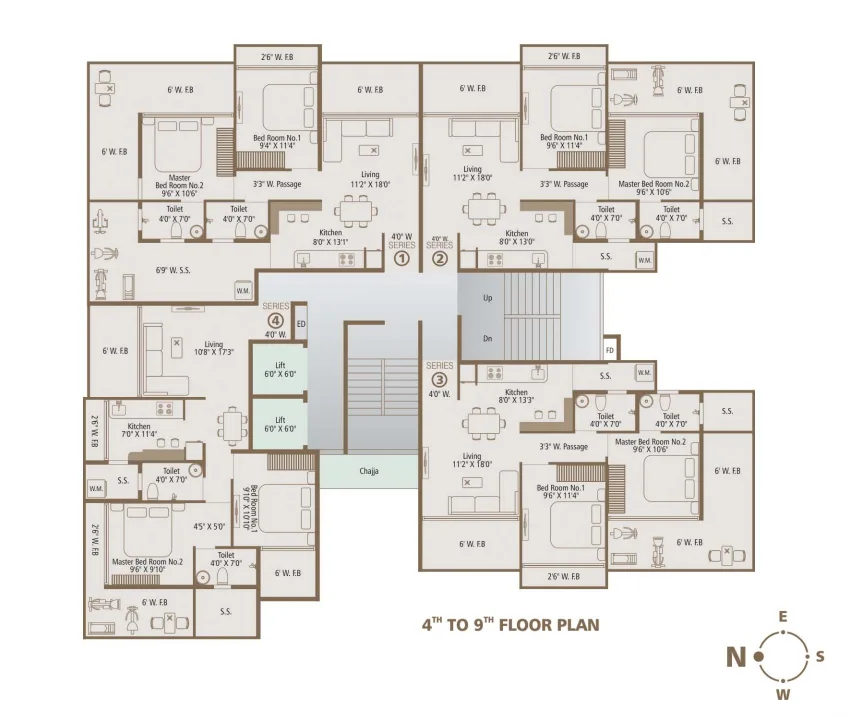 Ashtha Heights, Goregaon West — floor plan 1