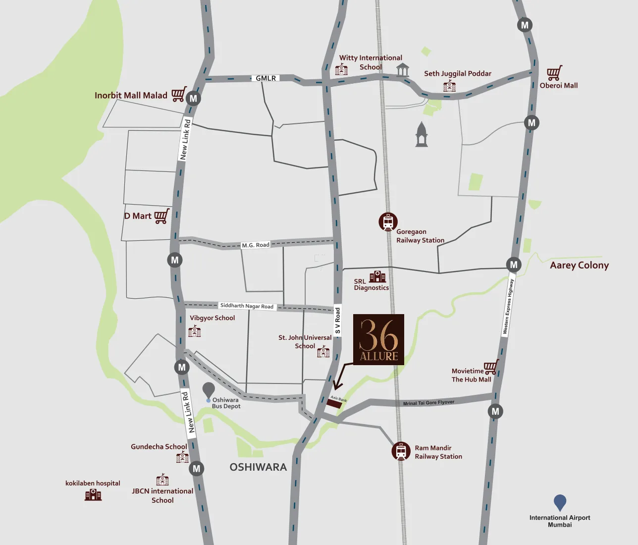 36 Allure, Goregaon West — floor plan 2