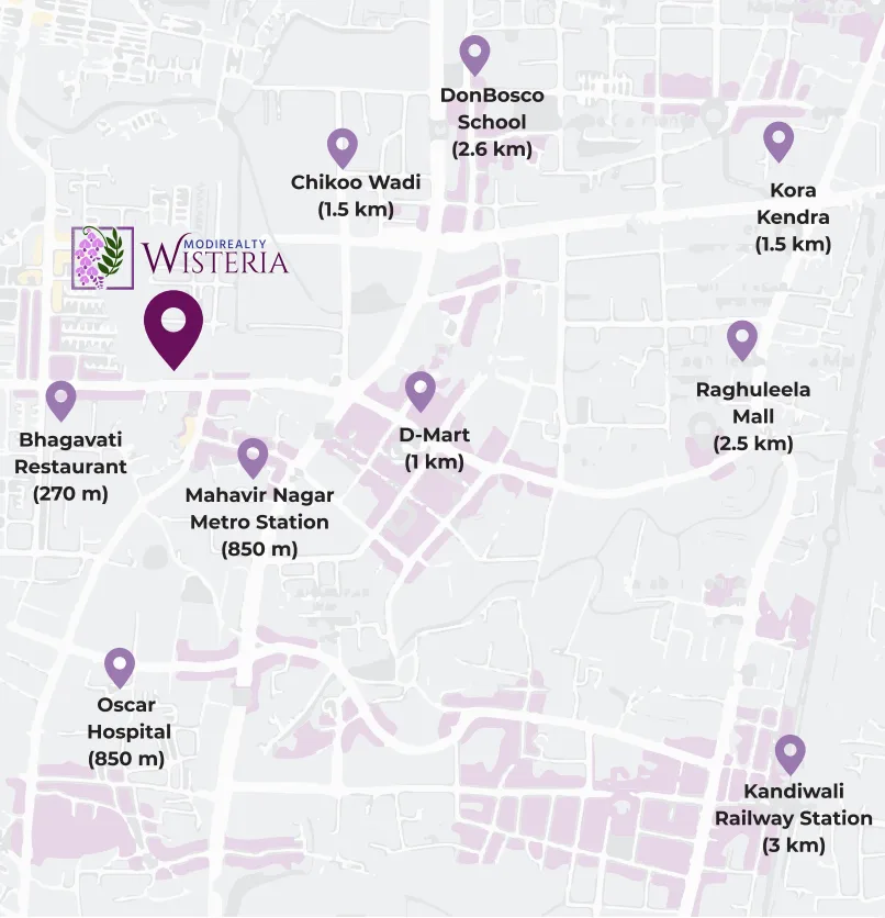 Modirealty Wisteria, Kandivali West — floor plan 2