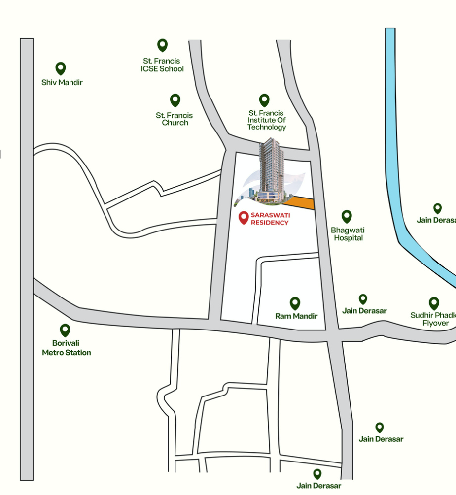 Karmvir Saraswati, Borivali West — floor plan 2