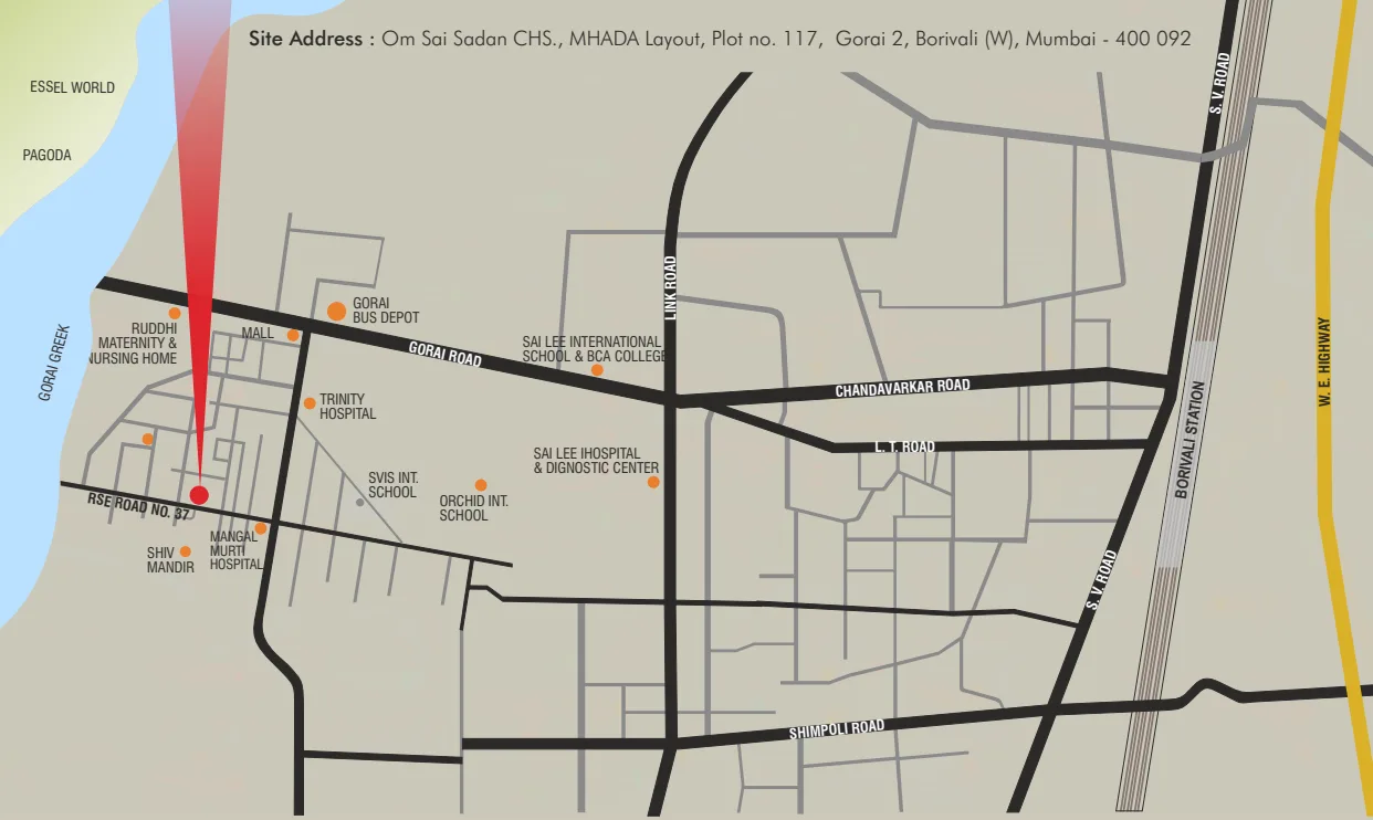 Om Sai Sadan, Borivali West — floor plan 2