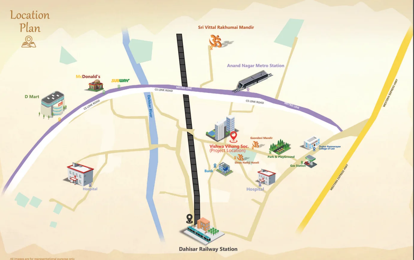 Vishwa Vihang Heights, Dahisar East — floor plan 2