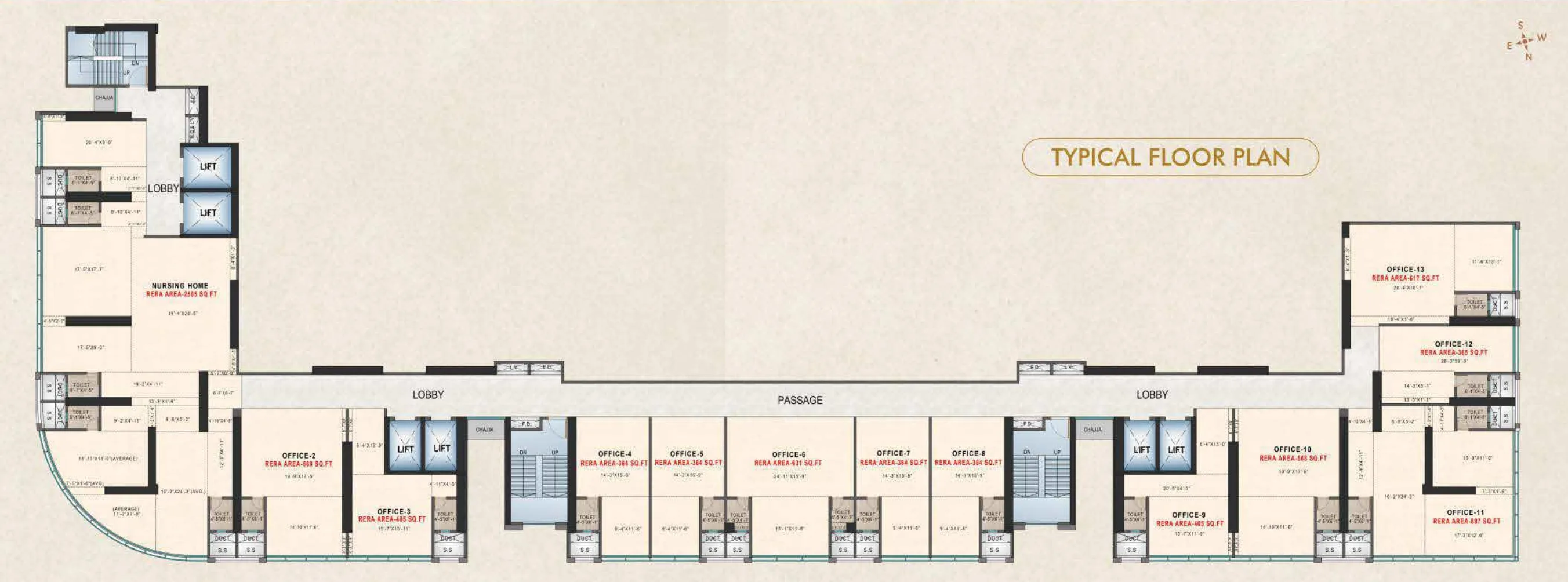 Northern Supremus, Dahisar East — floor plan 1
