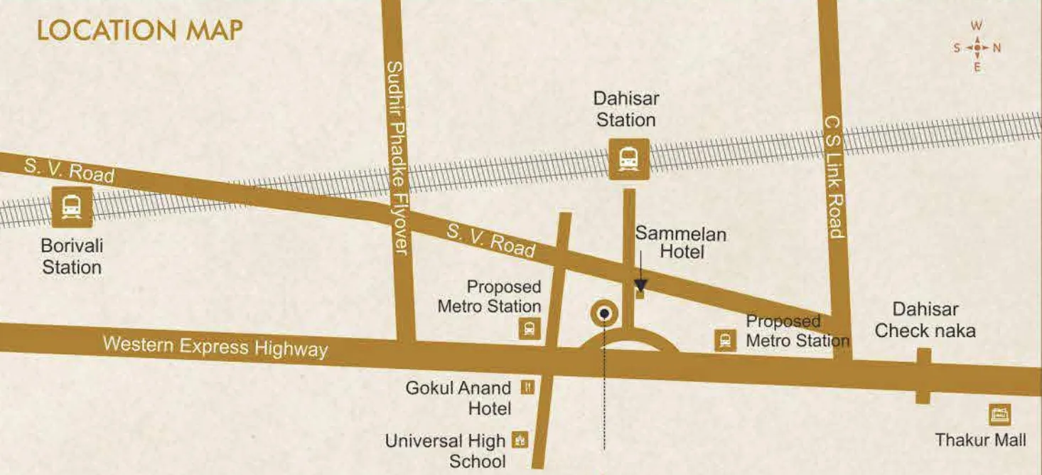 Northern Supremus, Dahisar East — floor plan 2