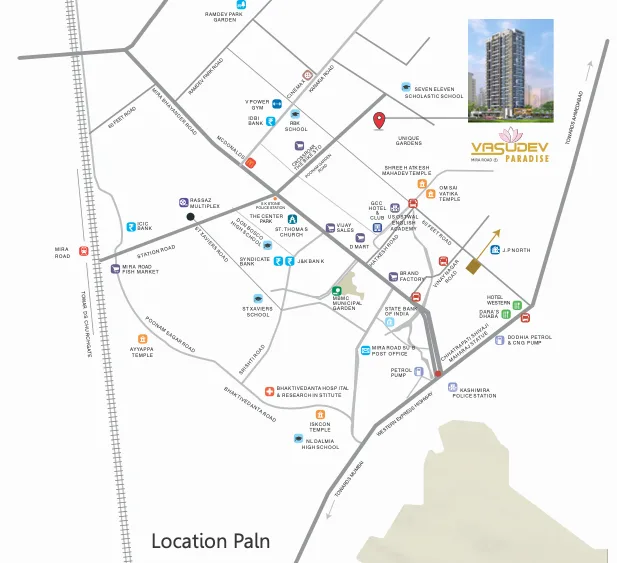 Vasudev Paradise, Mira Road — floor plan 2