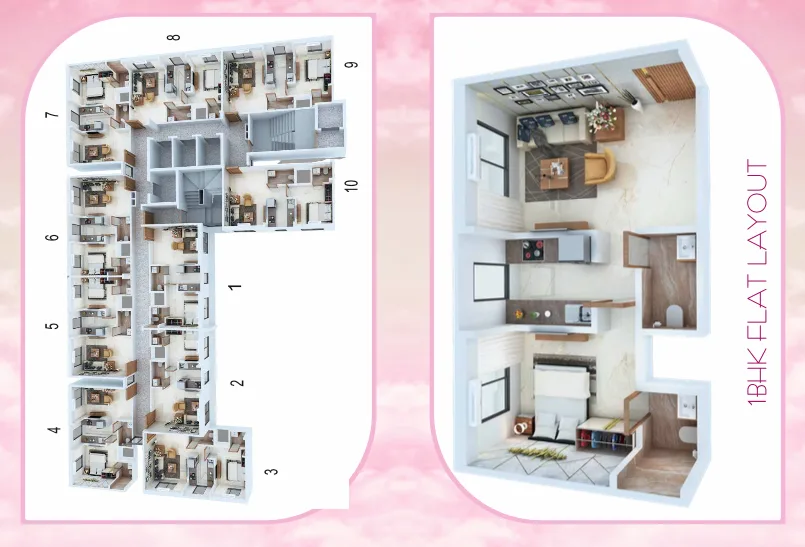 Rangari Heights, Parel — floor plan 1