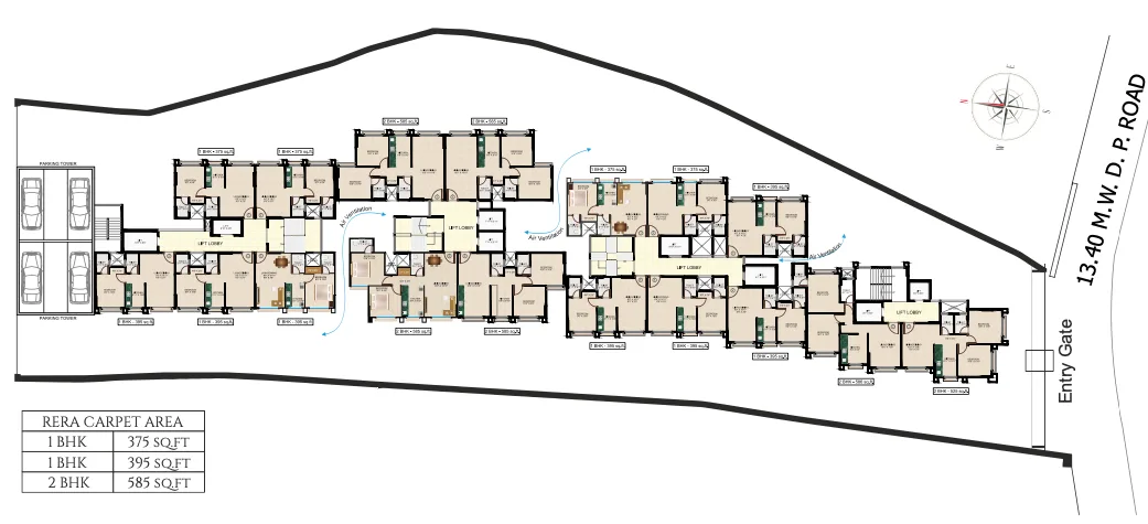 Shree Krushna Tower, Mulund West — floor plan 1