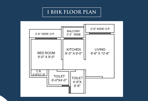 Kalyan Residency, Kalyan — floor plan 1