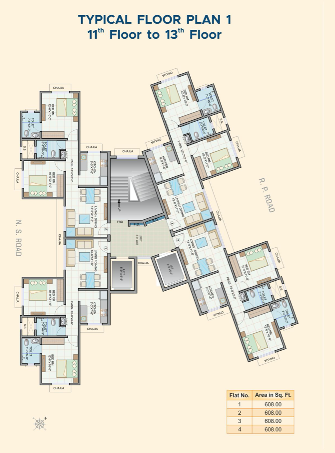 Maya Harmony, Mulund West — floor plan 1